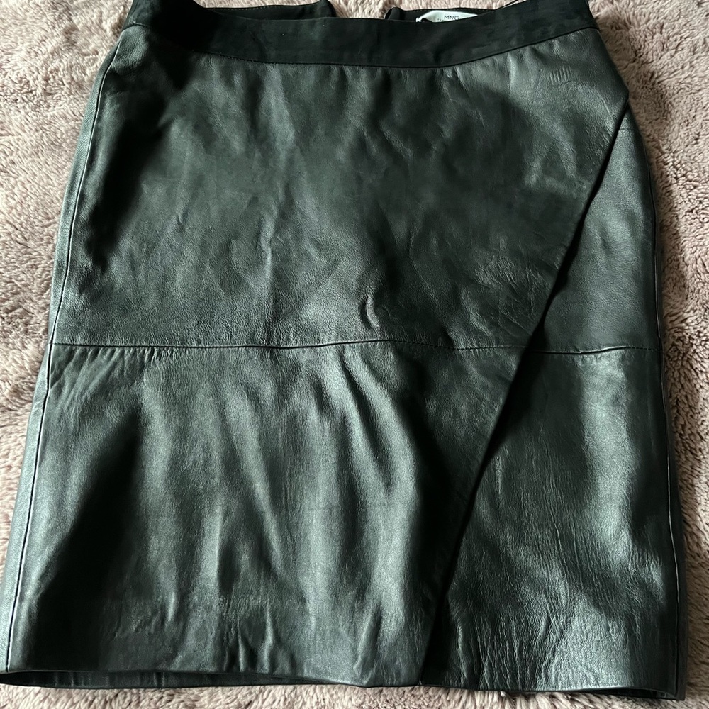 NWT Leather Skirt from Mango